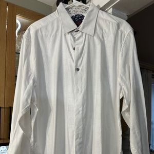 Robert Graham L/S X-Large White Light Print